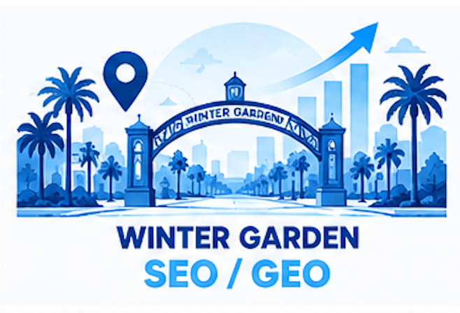 SEO and GEO services in Winter Garden, Florida: historic downtown Plant Street with Google and AI search visibility growth