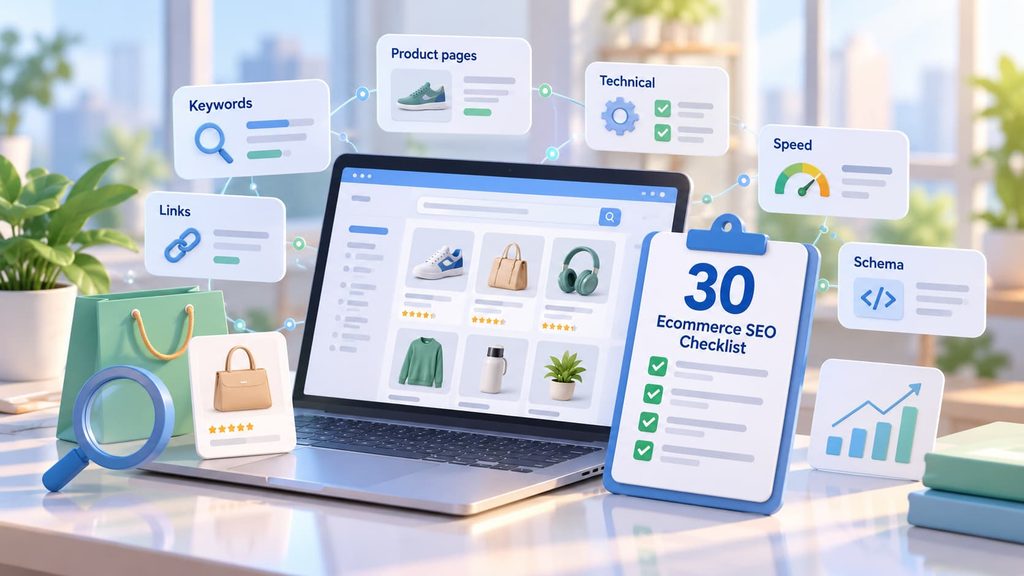 Ecommerce SEO checklist: optimizing category pages, product pages and technical SEO for an online store